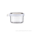 Hot sales clear pet pickle jar